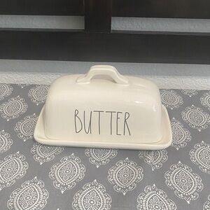 Rae Dunn Ceramic Butter Dish with Lid